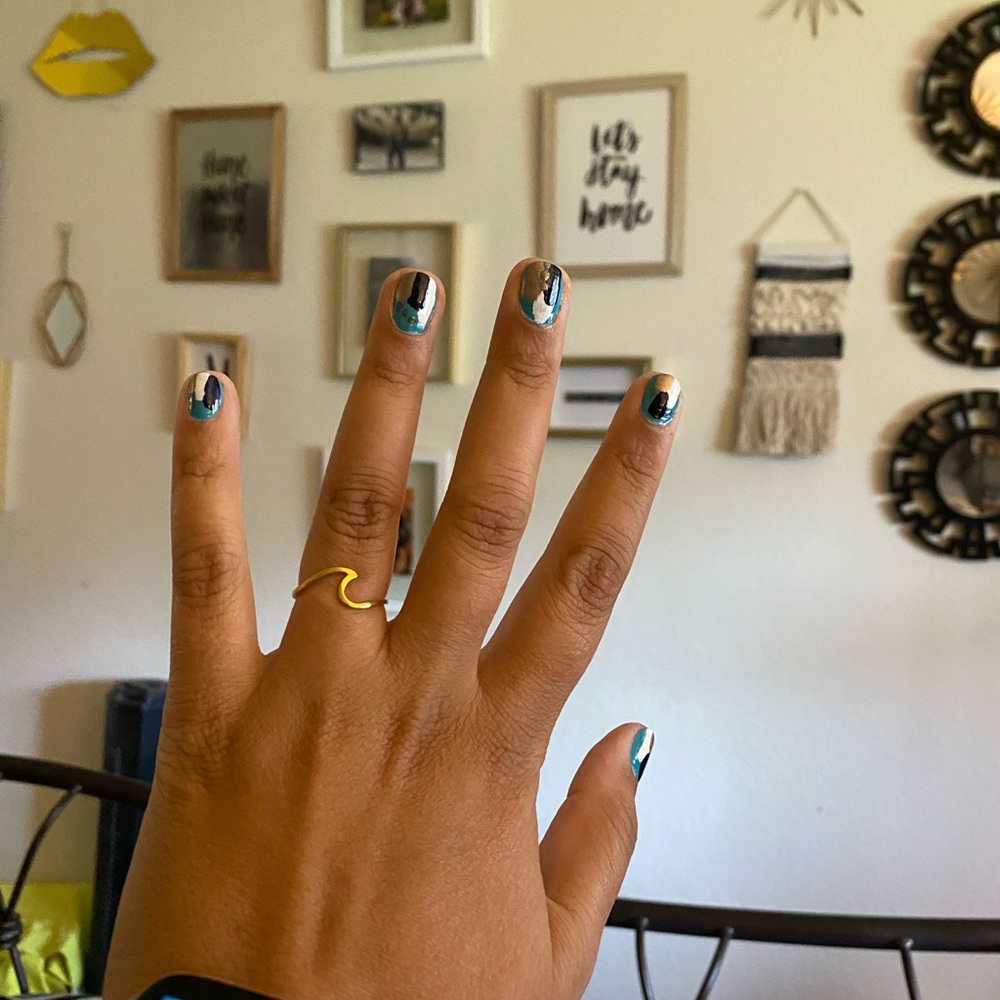 Pura Vida Gold Wave Ring